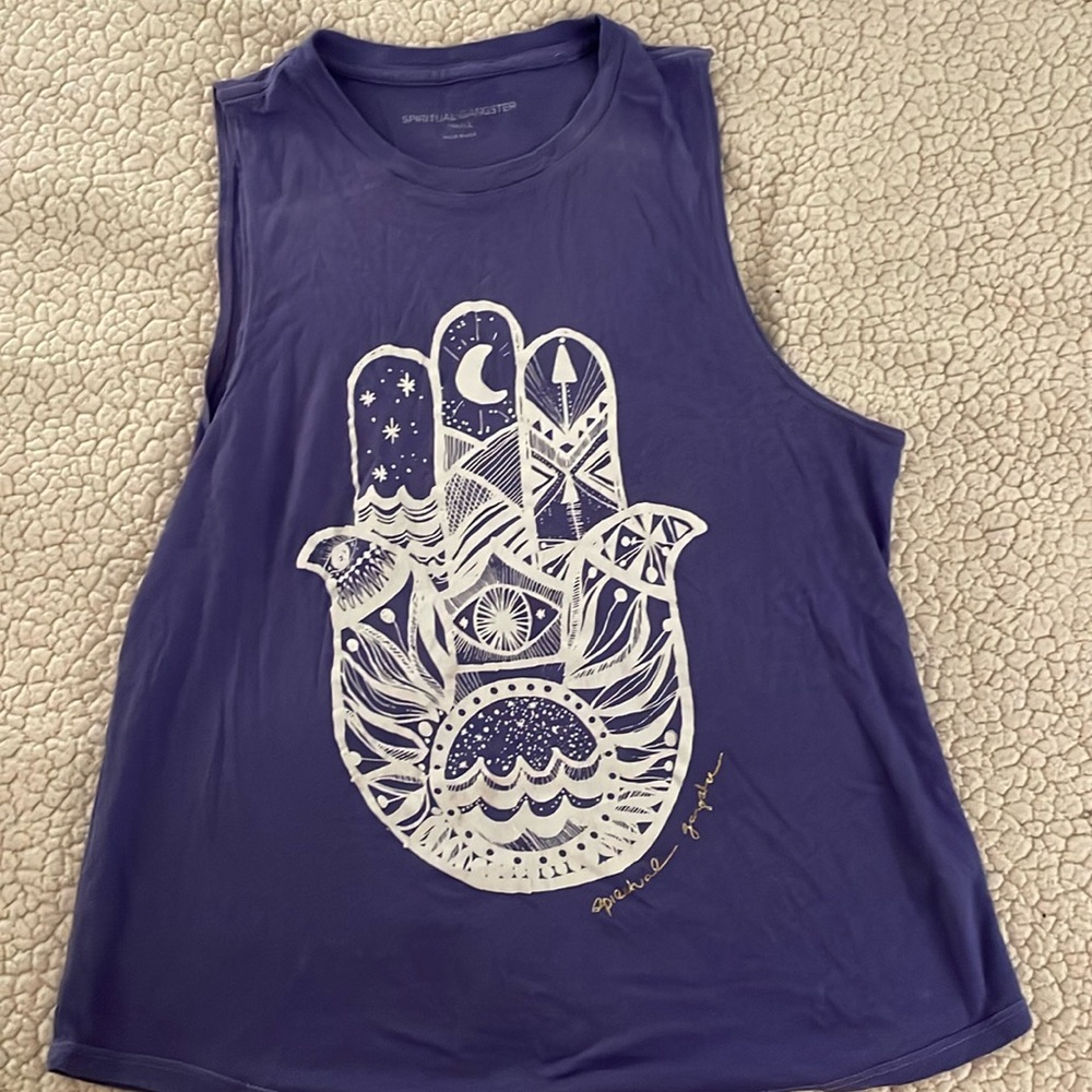 Spiritual Gangster tank top- size small